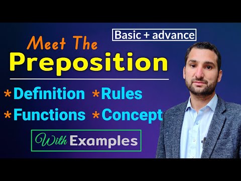 What is preposition | preposition in urdu / hindi | preposition with examples | preposition kya hai