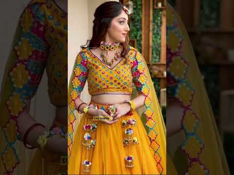 Haldi Outfit Ideas For Bride 2022❤|| Yellow Dress Ideas For Haldi Ceremony🌼😍|| By Star Fashion||✨