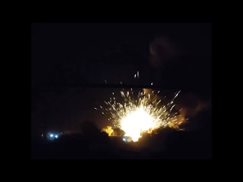 Neptune Missile Destroys Shahed-136 Drone Stockpile in Krasnodar--Huge Blast