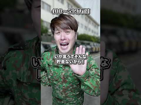 【貯金別】独身自衛官の金遣い