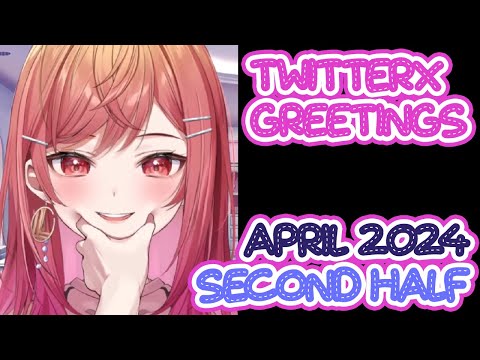 Ririka Twitter greeting compilation (2024 April 2nd half) [Hololive DEV_IS/Ichijou Ririka]