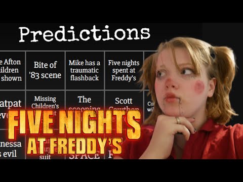 my review of the fnaf movie & prediction bingo (ft. a special guest)