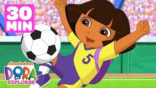 Dora’s Daring Sports Rescues ⚾️⚽️ 60 minutes | Dora the Explorer | Dora & Friends