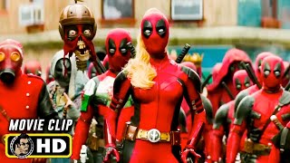 DEADPOOL & WOLVERINE "Deadpool Corps Fight Scene" (2024) Marvel