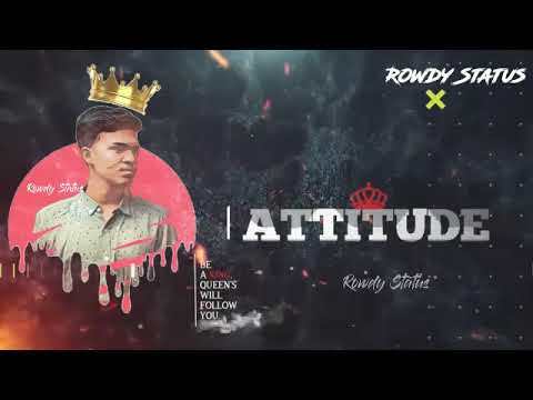 Bad Boy Attitude 👦 | Rowdy status | Boy's status