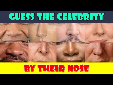 Guess the Celebrity by their Nose Quiz