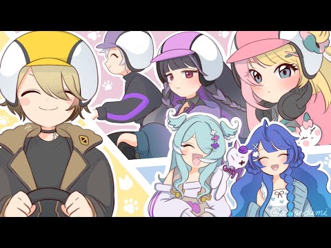 【手描きにじさんじ】ぷりぷりにゃんこ？【切り抜き/不破湊/Luca Kaneshiro/天宮こころ/Elira Pendora/Meloco Kyoran/Kotoka Torahime】