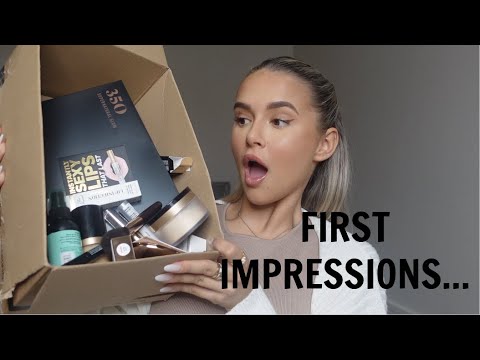 FULL FACE OF FIRST IMPRESSIONS🤍 | MAKEUP AND CHATS | LOOKFANTASTIC AD | MOLLYMAE