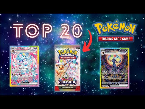 Top 20 Prismatic Evolutions Pokémon Cards 👀 #prismaticevolutions #pokemoncards