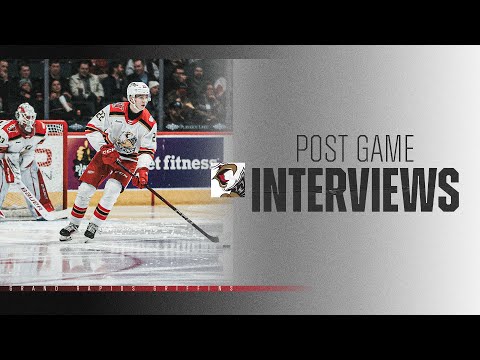 1-29-25 | Post Game Interviews | Rockford IceHogs