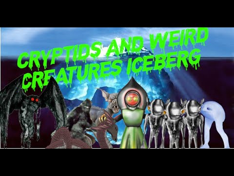 The Cryptids And Weird Creatures Iceberg FULLY EXPLAINED (Full series)