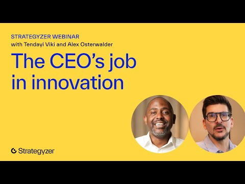 The CEO's job in innovation