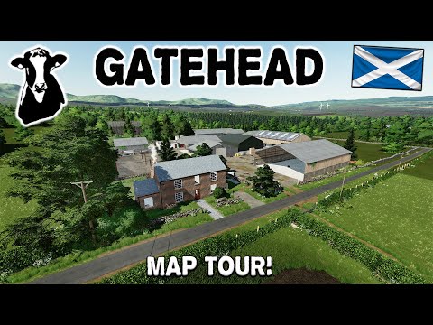 FANTASTIC! “GATEHEAD FARM” (MAP I MISSED) MOD MAP TOUR! ON Farming Simulator 22 (Review) PS5.