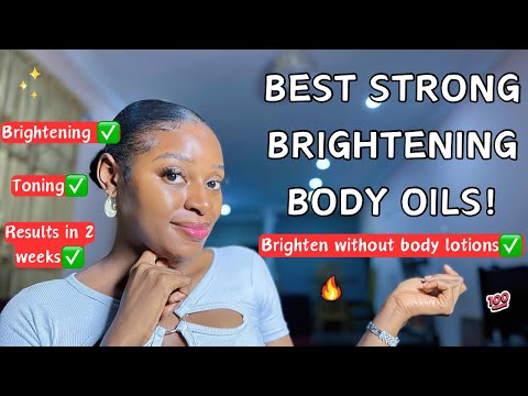 Body oils to use now💯Lightening body oils that work even without using lotions | oils for fair skin