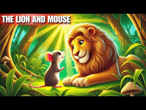 The Lion and Mouse Story in English | Kids BedTime Moral Stories in English | Moral Stories