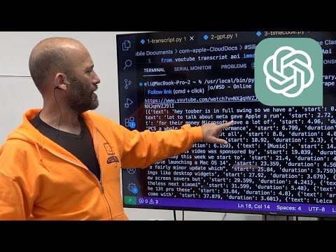 Scraping YouTube with OpenAI API (Python, ChatGPT, YouTube Transcript API)