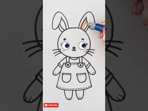 How to Draw a Cute Rabbit 🐰🎨🖌️