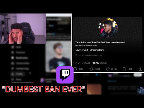 LowTierGod Angry Over Twitch Ban and Streams on Kick