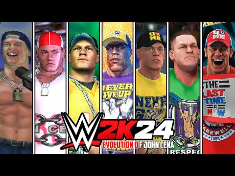 WWE 2K24 - John Cena Entrance Evolution! (Wrestlemania XIX To WWE 2K24)