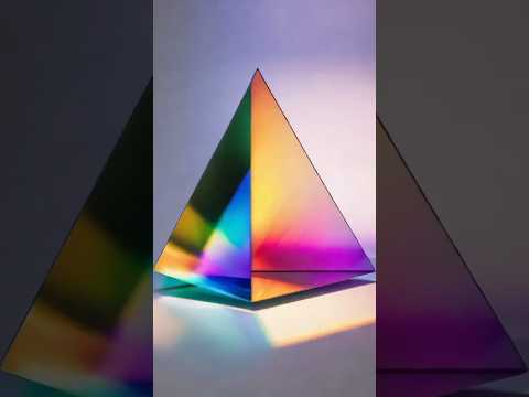 The Magic of Prisms:Exploring Light and Colour!✨🌈#PrismMagic #OpticalWonders#LightSpectrum