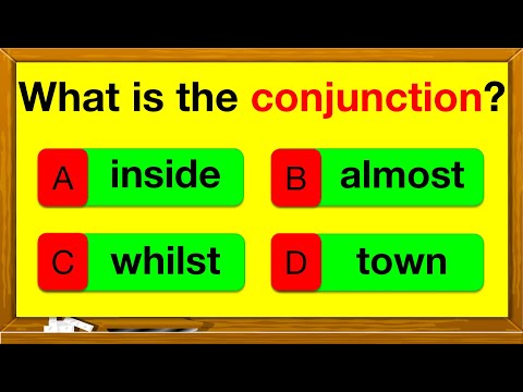 CONJUNCTIONS QUIZ 🤔 📚 | Find the conjunctions in the sentence | English Grammar | Parts of speech