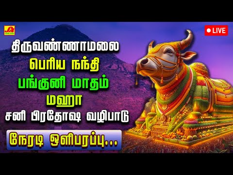 🔴  LIVE சனி மஹாபிரதோஷம் நந்திகேஸ்வரர்  நேரலை | SANI MAHA PRADHOSHAM   #pradosham  #liveproadhasham