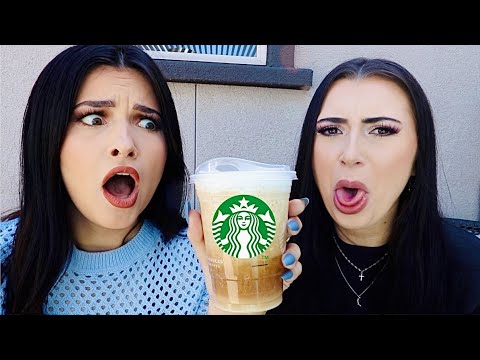 We Tried WEIRD Starbucks SECRET MENU Drinks