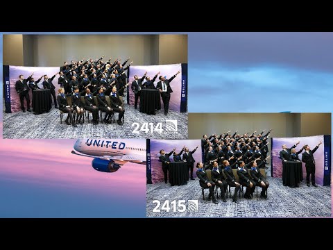 UNITED Class 2414 & 2415 Flight Attendant Graduation