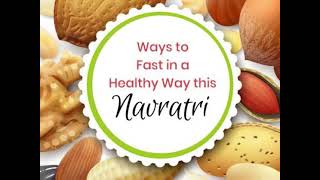 How to fast in a right way during Navratri. Happy Fasting.