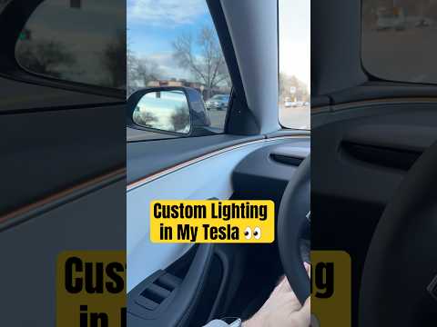 Making My Tesla’s Accent Lights Useful! 😤😏