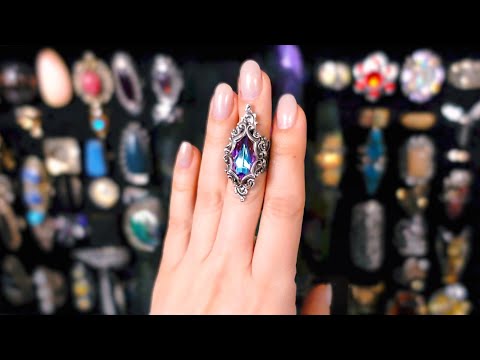 Relaxing ASMR: Whisper Tour of My Ornate Rings