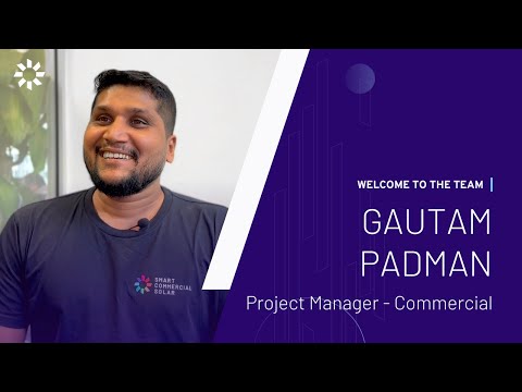 Welcome to the Team: Gautam Padman