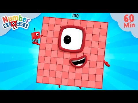 1 to 100 in 60 Minutes! ⏱️ | Learn to Count | 12345 | @Numberblocks