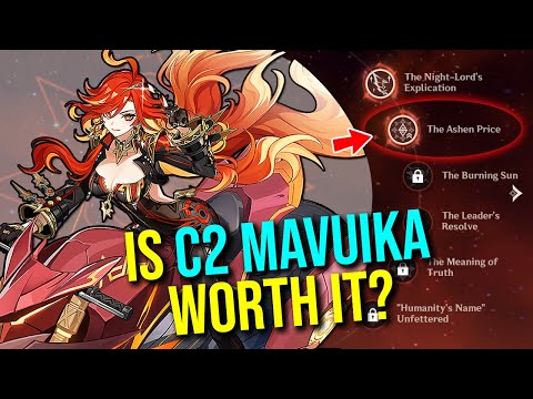 Is C2 Mavuika WORTH to get? (Constellation Guide + Showcases) | Genshin Impact