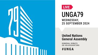 #UNGA 79 General Debate Live (Ukraine, France, Venezuela & others) - 25 September 2024 (Day 2)