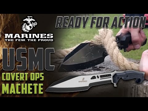 BUDK: "Hair Splitting Sharp" USMC Covert Ops Machete!