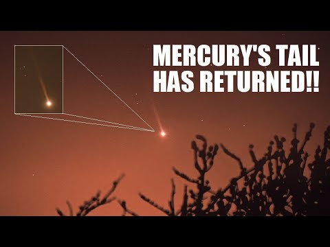 See Mercury Has Comet-like Tail (Once-again) In Stunning New Footage