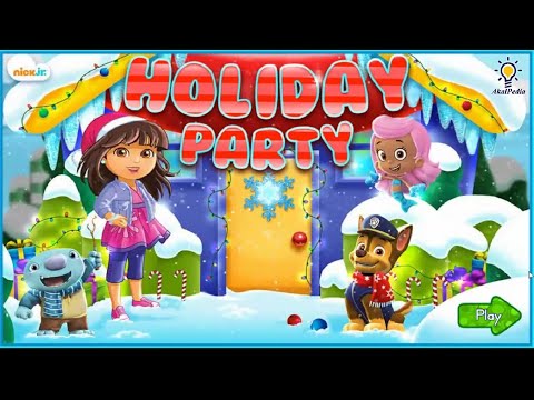 Gameplay Nick Jr  Holiday Party #doragamers #learning