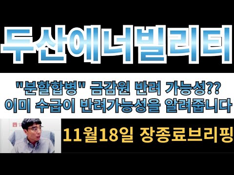 [두산에너빌리티]"분할합병" 또 반려당할수밖에 없다?? 6차정정안 까지 내면 뭐하나?? 이미 수급은 반려를 알려주고있습니다!