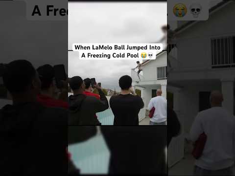 LaMelo Ball Jumped Into A Freezing Cold Pool