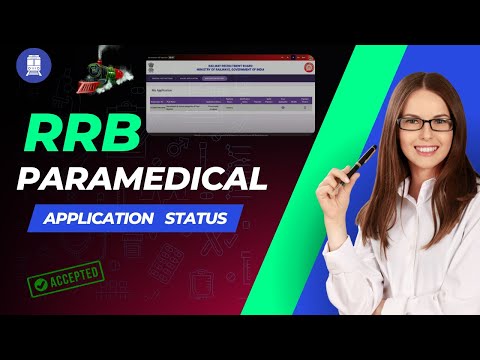 RRB Paramedical Application Status 2024 | RRB nurse paramedical exam 2024 | RRB application status