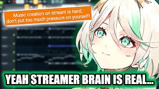 Cecilia on the difficulties of music making on stream...