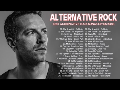 Coldplay, Linkin Park, 3 Doors Down, Lifehouse, Nickelback 🎸Alternative Rock Playlist