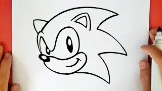 COMO DIBUJAR A SONIC