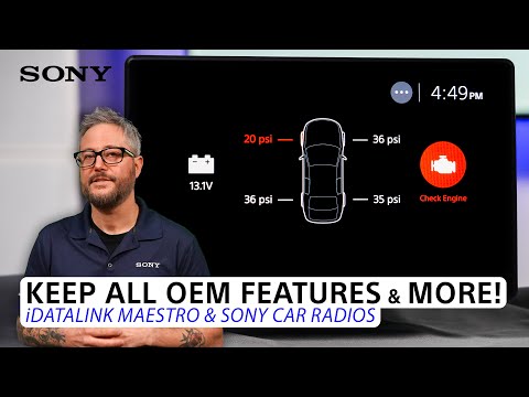 Keep All OEM Features & More: Sony Car Radios + iDatalink Maestro