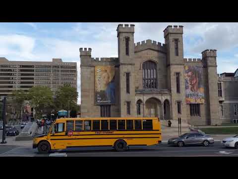 Hartford City Center/State Capitol/康州首府哈特福德城市中心/州府大厦/1639立康州宪法-美国宪法州/老市政厅-390年历史/全美保险业中心 新英格兰之行（47）