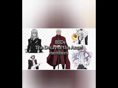 Bungo Stray Dogs anime ,The Decay of the Angel members