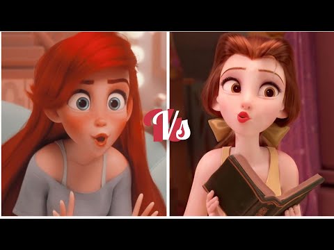 🧜🏻‍♀️Ariel Vs Belle 🌹