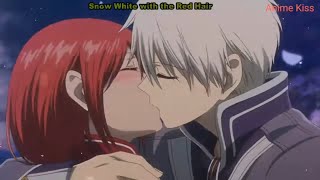 [ Anime Kiss ]  Akagami no Shirayuki - Zen Kiss Shirayuki