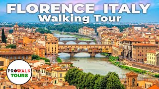 Florence, Italy Walking Tour - NEW - 4K with Captions: Prowalk Tours